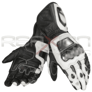 GUANTES LARGOS BLANCO/NEGRO