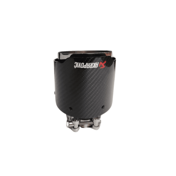 COLA DE ESCAPE FIBRA DE CARBONO BRILLANTE 2,5" a 3.5"