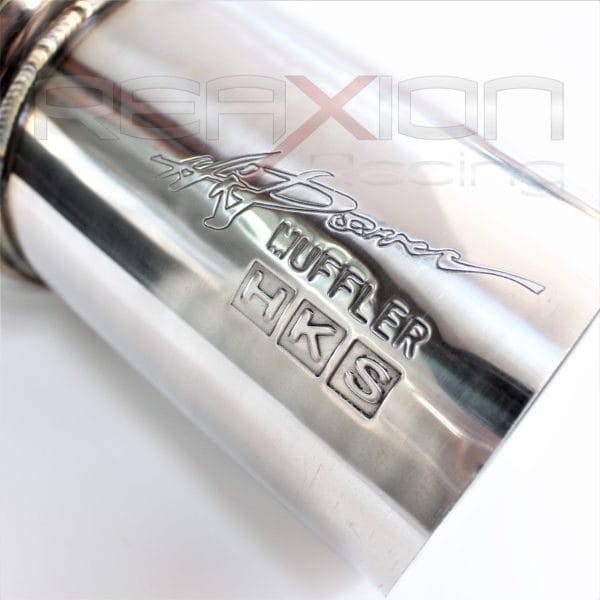 ESCAPE ALTO FLUJO HKS CROMO 2,5" A 4" - Imagen 3