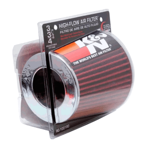 FILTRO DE AIRE K&N ORIGINAL CORTO  3", 3,5" y 4" ROJO RG-1001RD