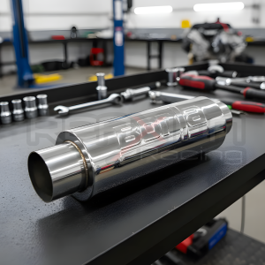 SILENCIADOR ALTO FLUJO TYPE BORLA 3" A 3"