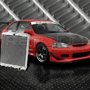 RADIADOR ALUMINIO 3 CELDAS HONDA 52MM