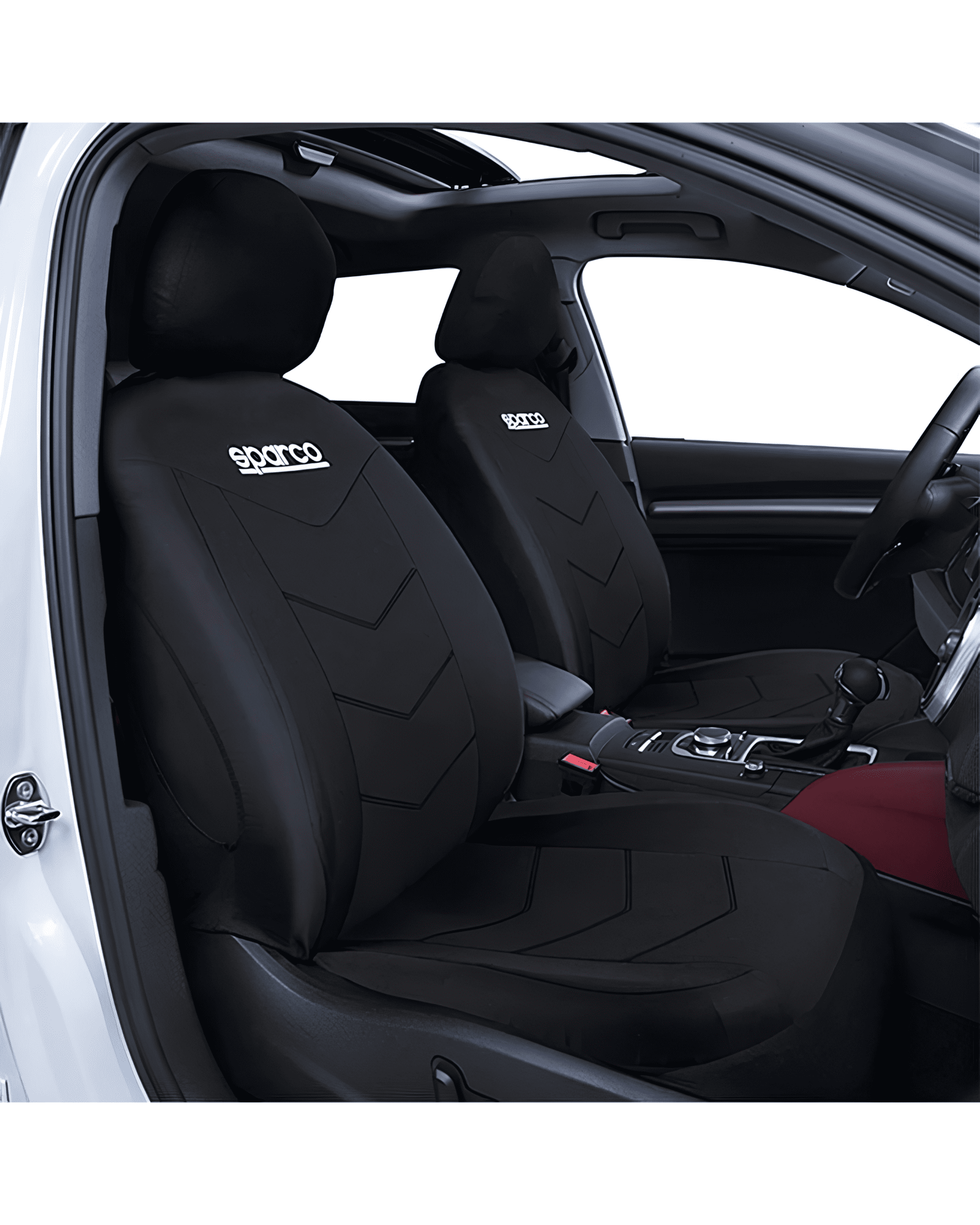 Cubre Asiento Sparco Negro Tela Original - Imagen 2