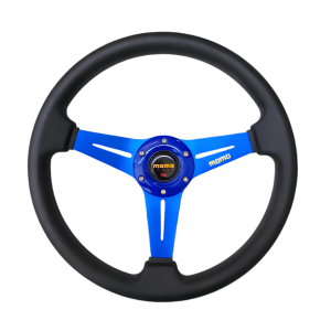 VOLANTE MOMO ITALY PLANO AZUL