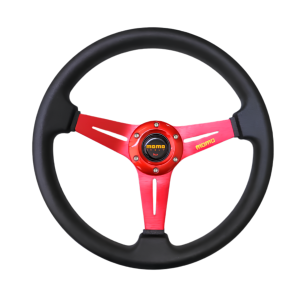 VOLANTE MOMO ITALY PLANO ROJO