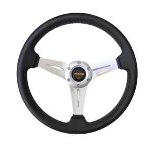 VOLANTE MOMO ITALY  PLANO PLATEADO