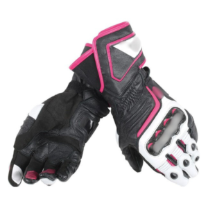 Guantes Negro con Rosado Mujer