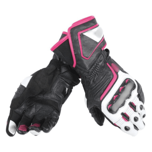 Guantes Negro con Rosado Mujer