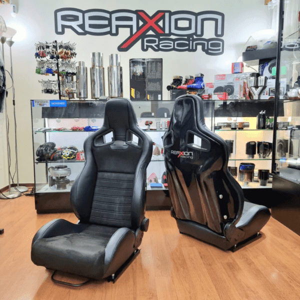 PAR BUTACAS SPORTSTER NEGRA RECLINABLES