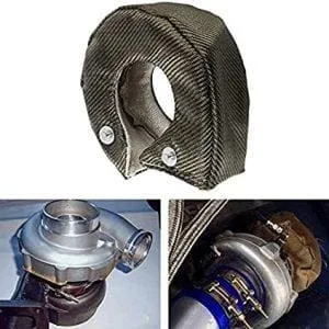 CUBRE TURBO "L" TITANIO + CARBONO