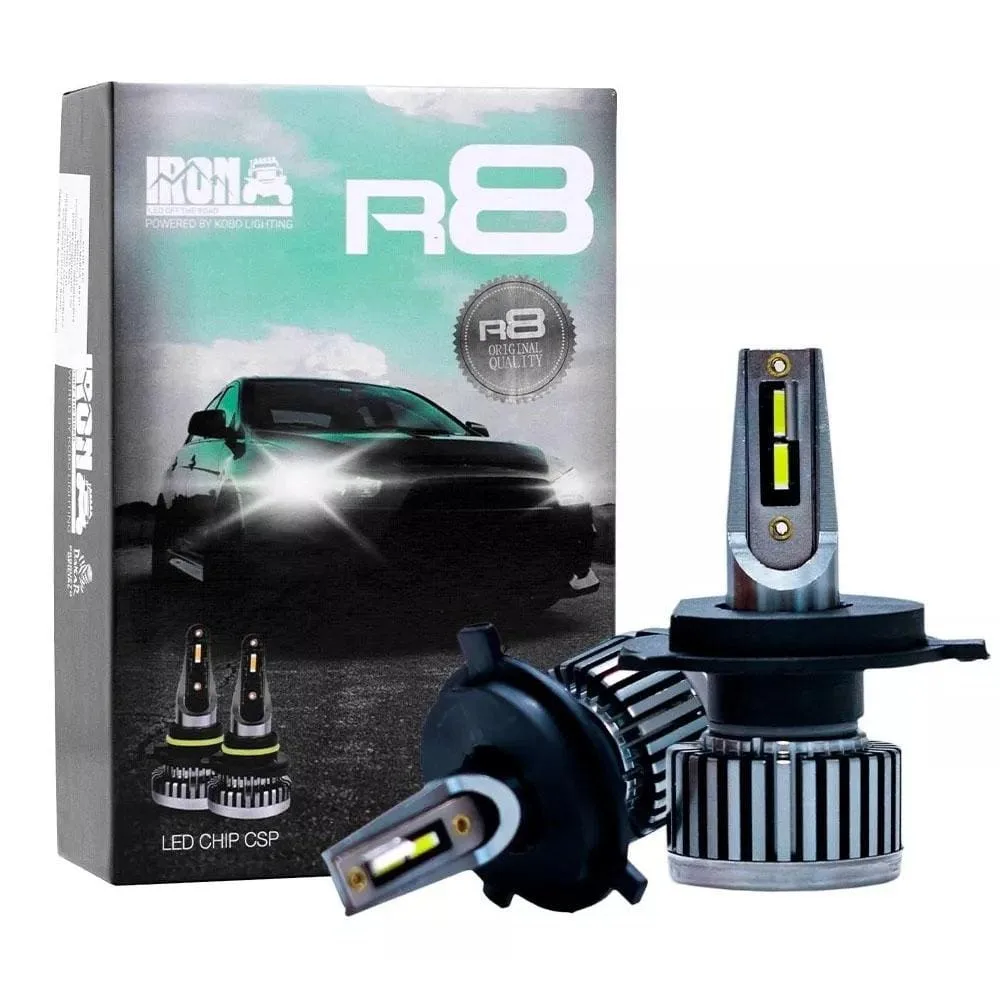 Kit Luces Turbo Led R8  Dakar 60.000 Lumenes