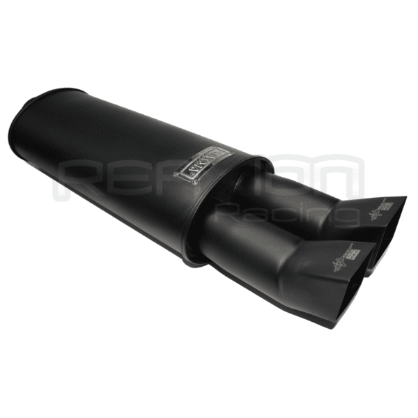 Escape Alto Flujo HKS Full Black Doble Salida Cuadrada