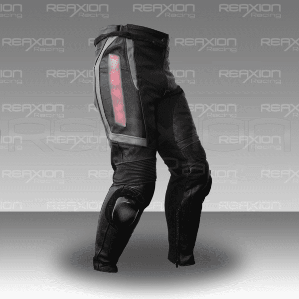 Pantalones De Cuero para Moto Logo Rojo