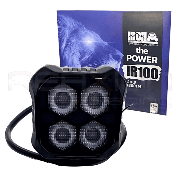 Faro Led IR100 Dakar Linea Premium Aluminio 20w