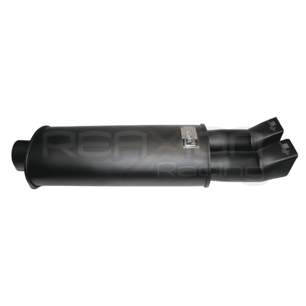 Escape Alto Flujo HKS Full Black Doble Salida Cuadrada - Imagen 3