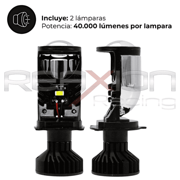 Kit Led KB1 - H4 Canbus Csp Con Lupa 40.000 Lm - Imagen 3