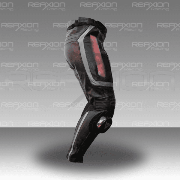 Pantalones De Cuero para Moto Logo Rojo - Imagen 2