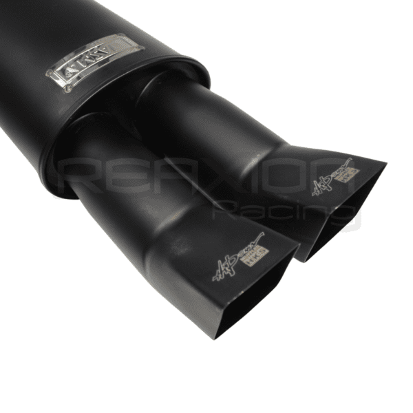 Escape Alto Flujo HKS Full Black Doble Salida Cuadrada - Imagen 2