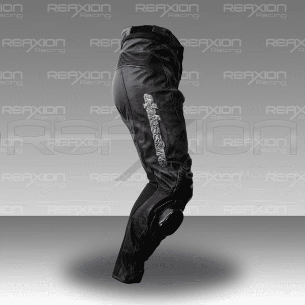 Pantalones Logo Azul de Cuero Para Moto - Imagen 2
