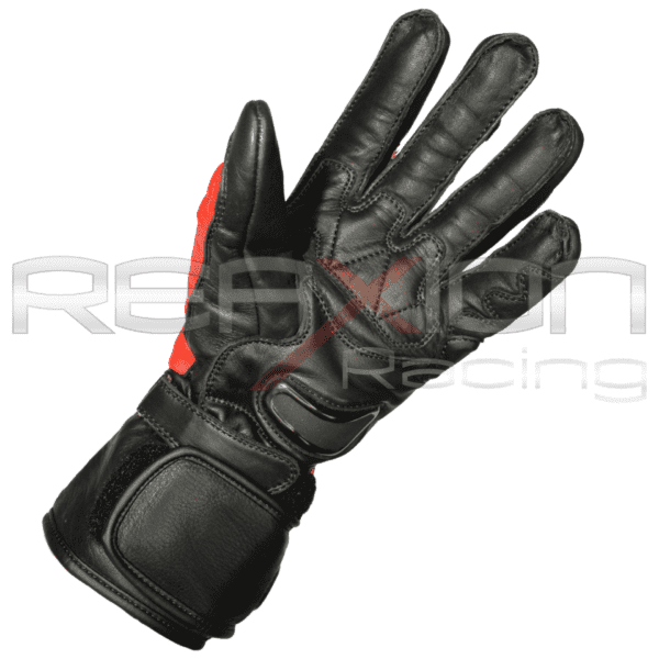 Guantes Rojos c/ Negro Largos Mujer - Imagen 2