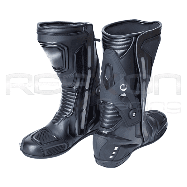 Botas Negras Detalles Blancos con Rojo - Imagen 3