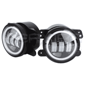 Juego Faro Led Neblinero Redondo Ojo Ángel 30w Auto Par