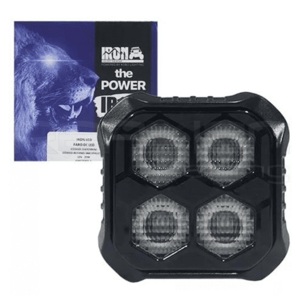 Faro Led IR100 Dakar Linea Premium Aluminio 20w - Imagen 6