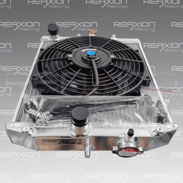 Radiador Aluminio 3 Celdas 60mm + Electro 12"  120W Con Kit De Instalación