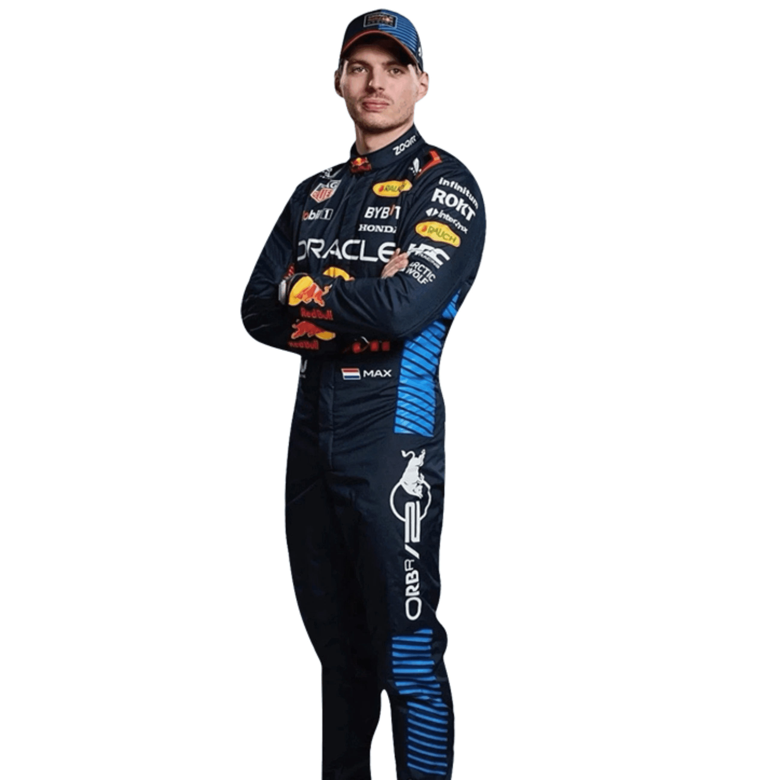 Buzo / Traje Piloto F1 Diseño Red Bull Max Verstappen 2024 - Imagen 3