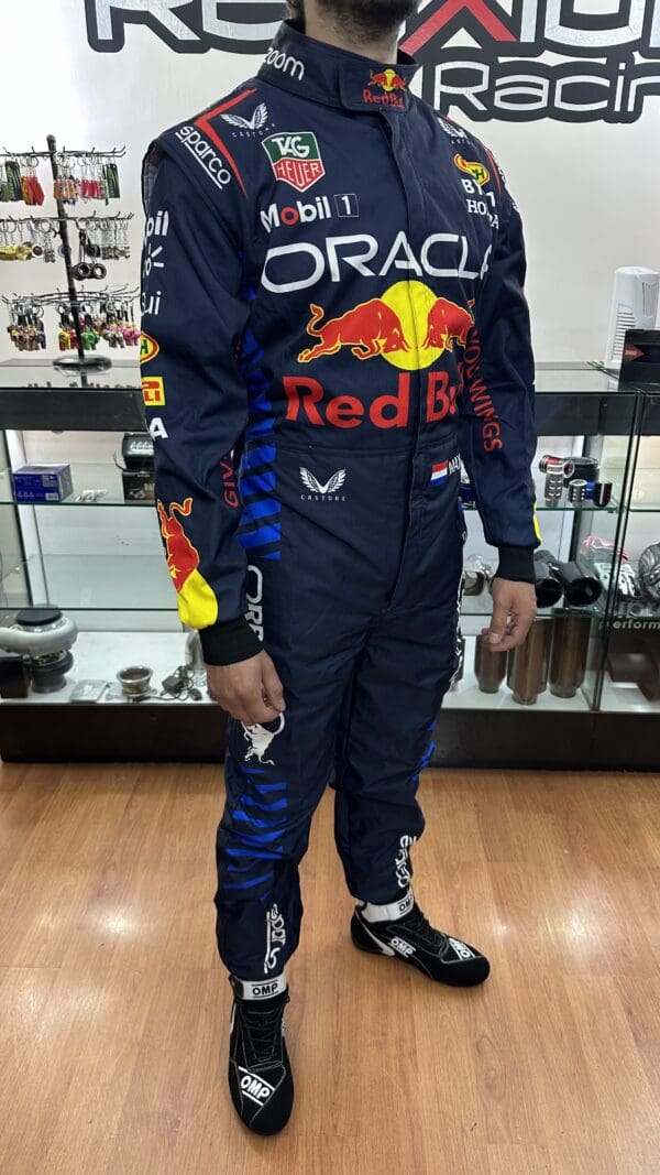Buzo / Traje Piloto F1 Diseño Red Bull Max Verstappen 2024 - Imagen 5