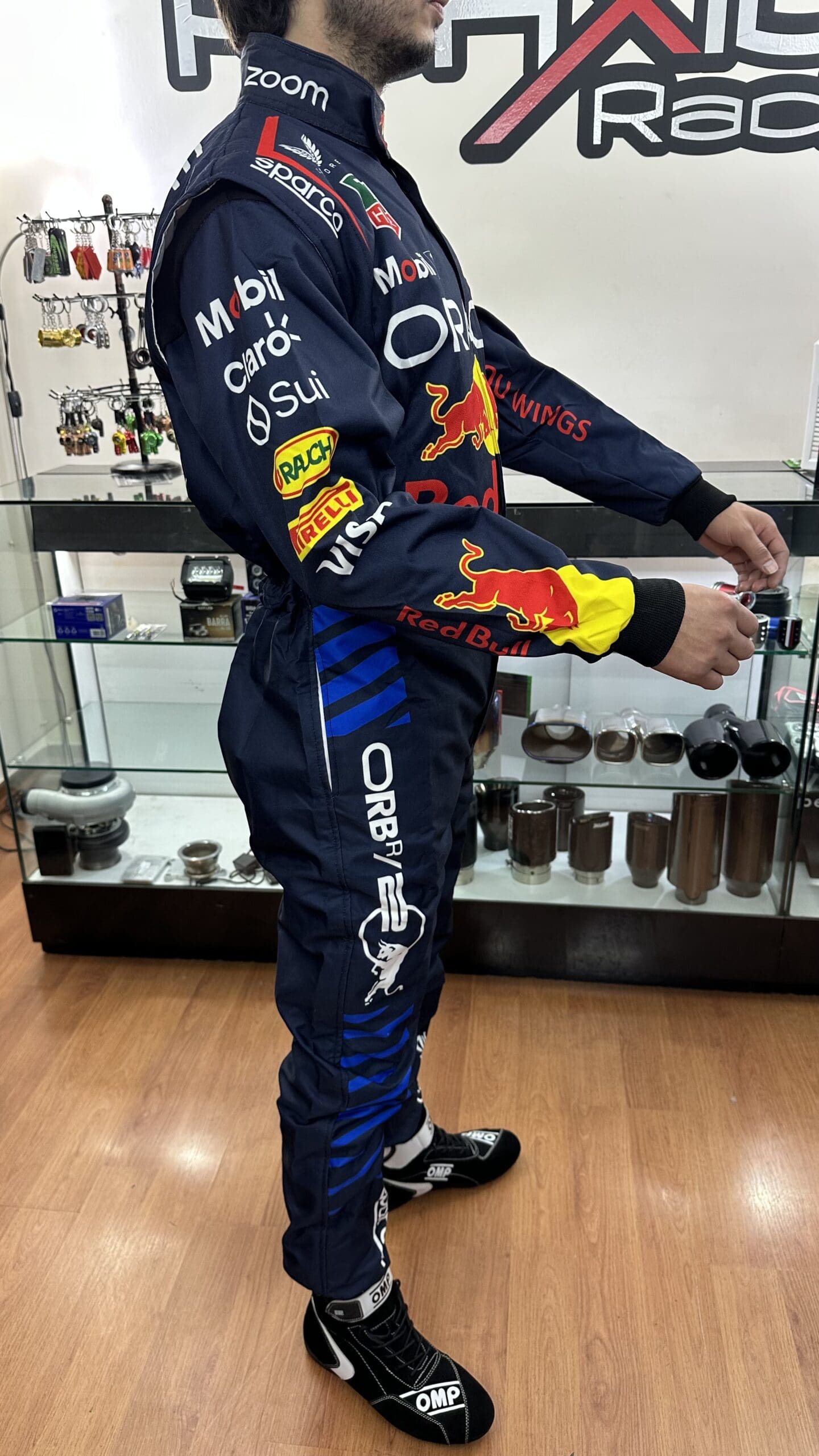 Buzo / Traje Piloto F1 Diseño Red Bull Max Verstappen 2024 - Imagen 6
