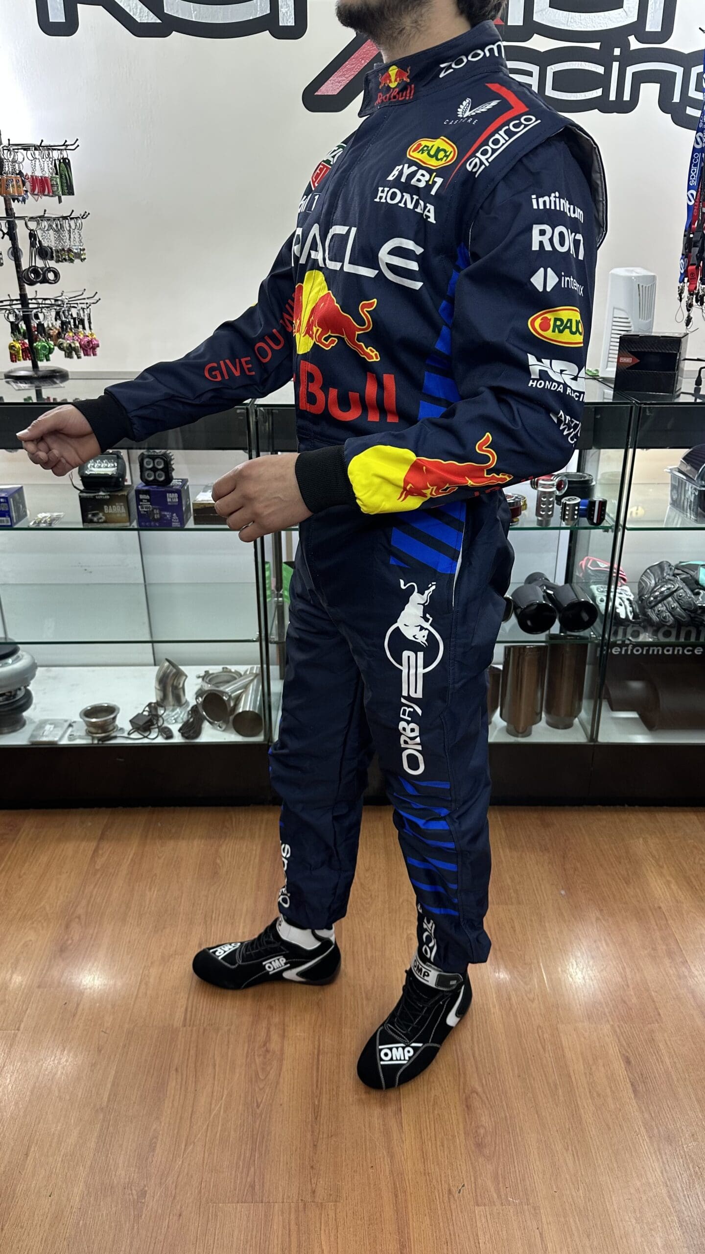 Buzo / Traje Piloto F1 Diseño Red Bull Max Verstappen 2024 - Imagen 19