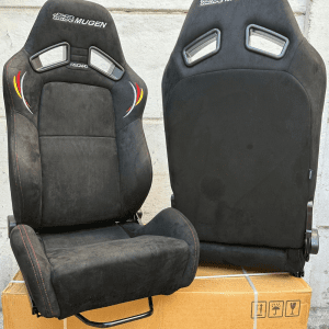 PAR BUTACAS RECLINABLES SR-7 MUGEN GAMUZA