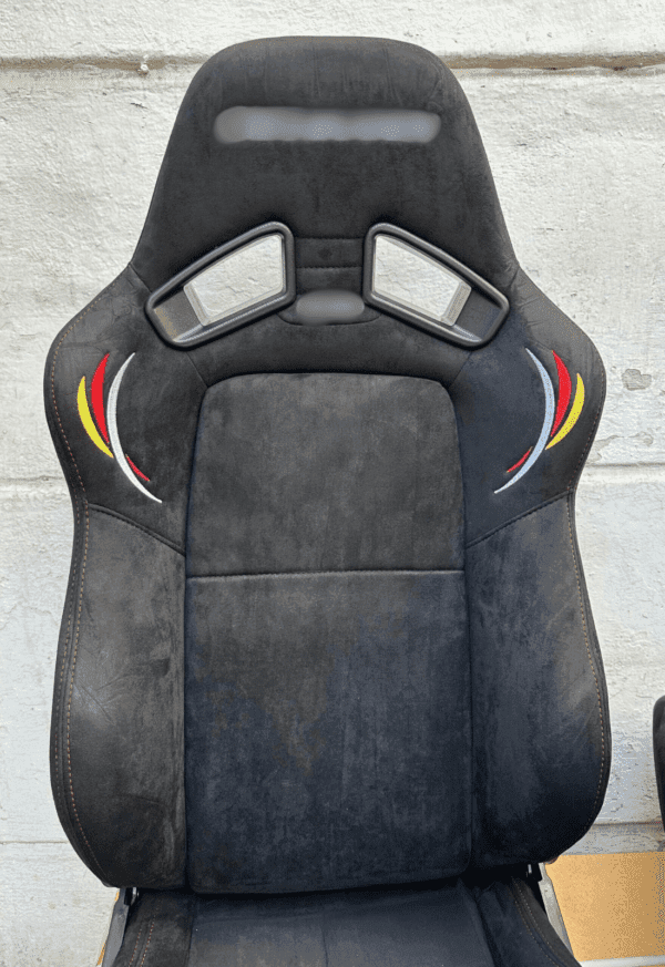 PAR BUTACAS RECLINABLES SR-7 MUGEN GAMUZA - Imagen 2