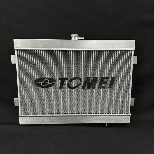 Radiador Aluminio UNIVERSAL Tomei 2 Cedas más 2 electro ventiladores de 12″ 120W con su kit de instalación - Imagen 2
