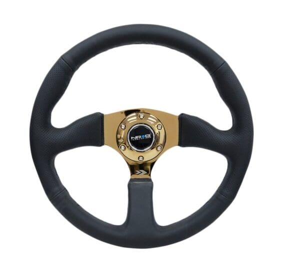 Volanre NRG Innovations®Cuero y Radios Dorados - Imagen 7