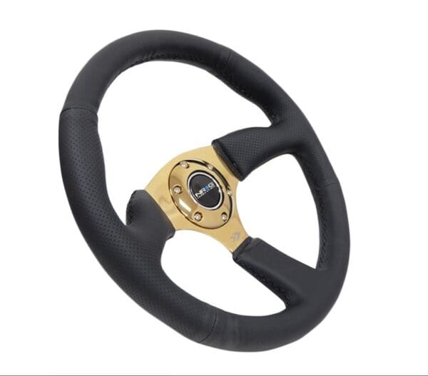 Volanre NRG Innovations®Cuero y Radios Dorados - Imagen 6
