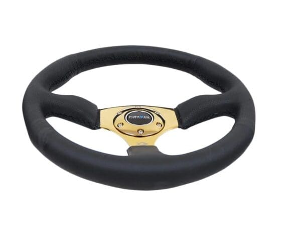 Volanre NRG Innovations®Cuero y Radios Dorados - Imagen 5