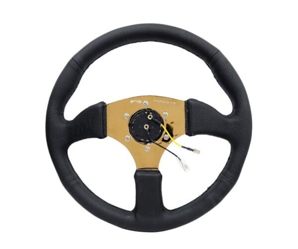 Volanre NRG Innovations®Cuero y Radios Dorados - Imagen 4