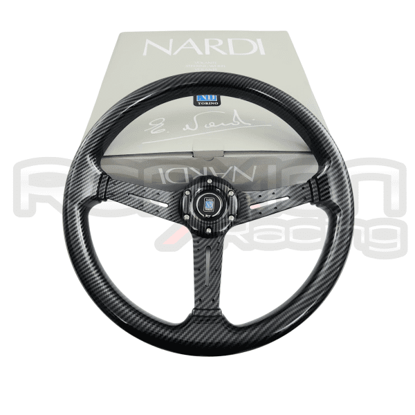 VOLANTE NARDI TIPO FIBRA DE CARBONO 350MM - Imagen 4
