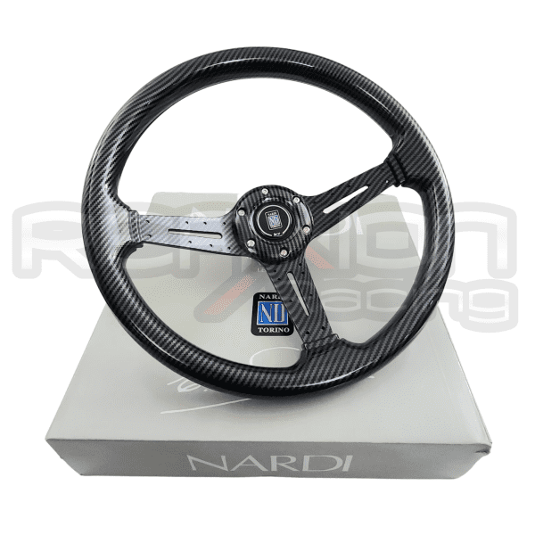 VOLANTE NARDI TIPO FIBRA DE CARBONO 350MM
