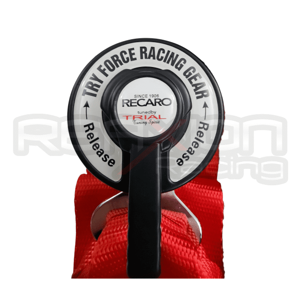 CINTURON 4 PUNTAS RECARO ROJO - Imagen 3