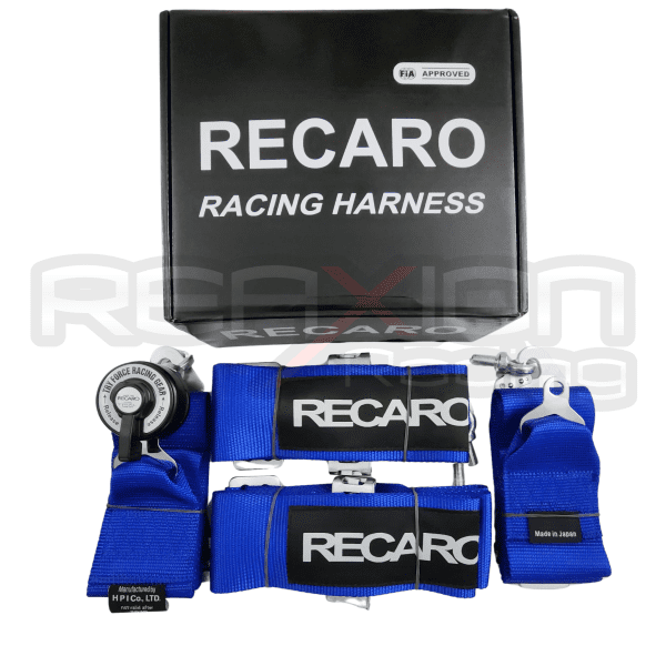 CINTURON 4 PUNTAS RECARO AZUL - Imagen 2