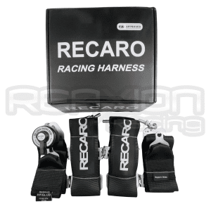 CINTURON 4 PUNTAS RECARO NEGRO