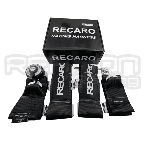 CINTURON 4 PUNTAS RECARO NEGRO - Imagen 4