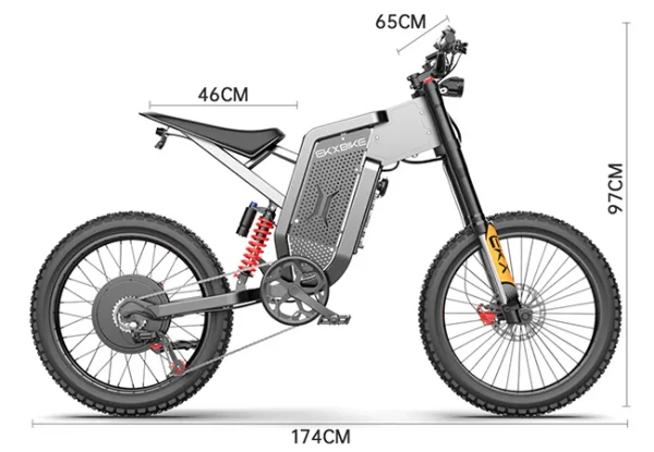 E-Bike EKX X21 MAX Bicicleta Eléctrica Dirt Bike - Imagen 4
