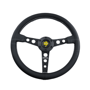 Volante Momo Cuero Plano Costuras Blancas