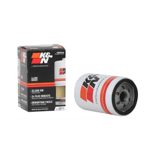 Filtro Aceite K&N HP-2011 Alto Flujo Ford Mustang/F150/Edge/Raptor/Mazda/Chevrolet 2009 - 2024