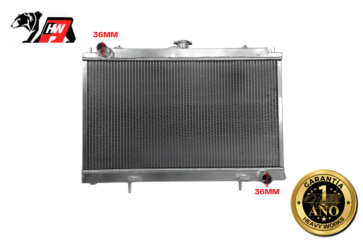Radiador Nissan Silvia S14 S15 SR20 / SR20DET Heavy Works - Imagen 2