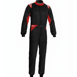 Buzo / Traje Piloto Ignífugo FIA Sparco Sprint R566 Negro/Rojo